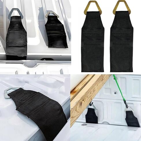 2PCS Bed Buddy Truck Tool 4pk– No Brainer, Secures Your Ratchet Straps, Tie Downs, or Cargo Straps to Your Truck Bed Tailgate in Seconds! 1000LB Working Load for Trucks in Saudi Arabia