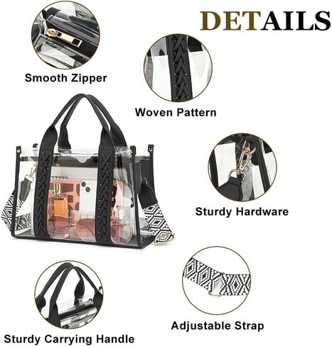 Faime Clear Tote Bag for Women Stadium المعتمد in Kuwait
