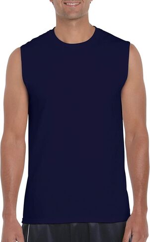 Gildan G270 6.1 oz Ultra Cotton Sleeveless T-Shirt in Saudi Arabia
