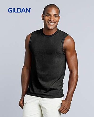 Gildan G270 6.1 oz Ultra Cotton Sleeveless T-Shirt in Saudi Arabia