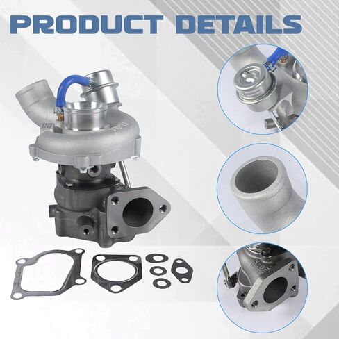 Turbocharger with Wastegate Actuator GT1752S for Sorento 2.5 CRDI D4CB 140HP Replaces 282004A101 733952 in Saudi Arabia