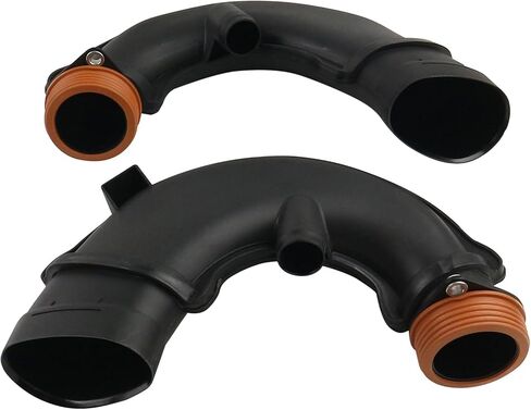 2pcs Rear Engine Air Intake Duct Hoses Left and Right Compatible with BMW X5 X6 E70 E71 F02 F06 F07 F12 Replace 13717577451, 13717577452 in Saudi Arabia