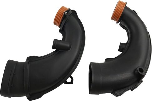 2pcs Rear Engine Air Intake Duct Hoses Left and Right Compatible with BMW X5 X6 E70 E71 F02 F06 F07 F12 Replace 13717577451, 13717577452 in Saudi Arabia
