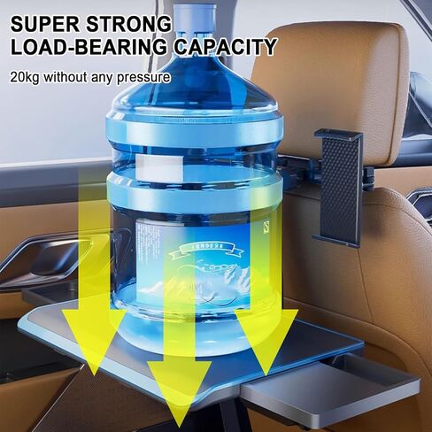 طاولة علبة مقعد السيارة المحمولة ، طاولة المقعد الخلفي للسيارة ، مكتب كمبيوتر محمول مقعد قابل للتعديل ، مكتب قابلة للطي تلسكوبيا للتشغيل الآلي ، مكتب صواني الطعام ، للعمل ، الكتابة ، الأكل ، السفر in Kuwait