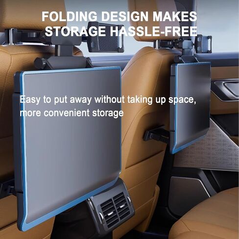 طاولة علبة مقعد السيارة المحمولة ، طاولة المقعد الخلفي للسيارة ، مكتب كمبيوتر محمول مقعد قابل للتعديل ، مكتب قابلة للطي تلسكوبيا للتشغيل الآلي ، مكتب صواني الطعام ، للعمل ، الكتابة ، الأكل ، السفر in Kuwait