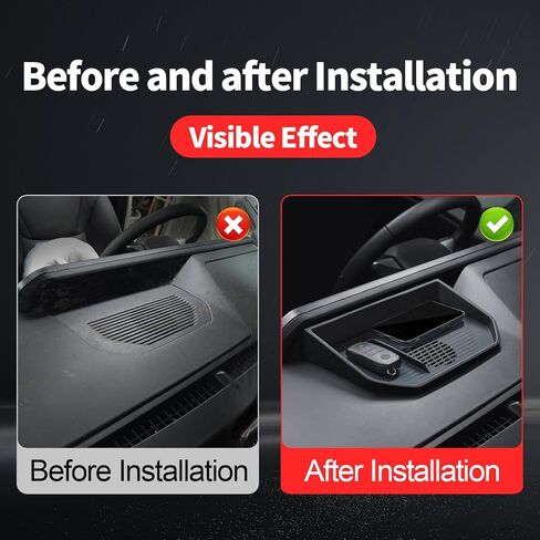 Central Control Silicone Storage Box for 2024 2025 Toyota Land Cruiser 250 1958 Prado Lc250 Seat Gap Storage Box Wireless Charging Silica Gel Pad Modification 2025 Land Cruiser Accessories (Black) in Kuwait