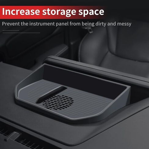 Central Control Silicone Storage Box for 2024 2025 Toyota Land Cruiser 250 1958 Prado Lc250 Seat Gap Storage Box Wireless Charging Silica Gel Pad Modification 2025 Land Cruiser Accessories (Black) in Kuwait