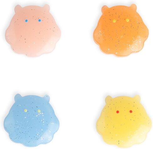 PERFECTSIGHT Switch Thumb Grips, Cute Joystick Caps for Nintendo Switch, 4 PCS Thumbstick Cover for Switch Lite, Switch OLED, Analog Stick Button Cover for NS Joycon Controller (Yellow+Pink) in Kuwait