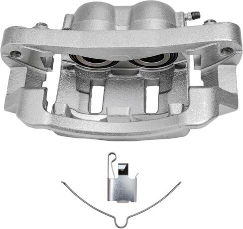 Detroit Axle-فرامل الفرامل اليسرى الأمامية ل 99-04 FORD F-250 F-350 Super Duty ، 00-05 Ford Troube ، Ford Scarper Side Side Discor in Kuwait