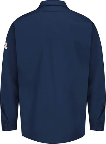 Bulwark Fr Men's Flame Resistant 7 Oz Cotton Shirt مع تنفيس الأكمام in Saudi Arabia