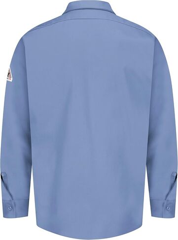 Bulwark Fr Men's Flame Resistant 7 Oz Cotton Shirt مع تنفيس الأكمام in Kuwait
