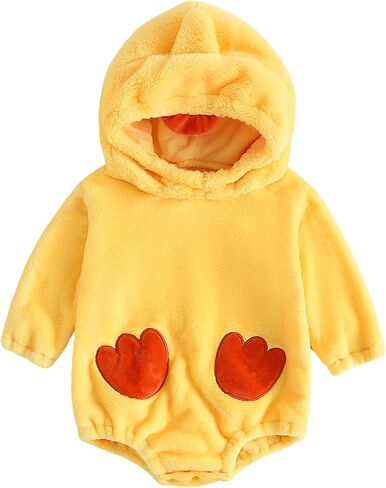 woshilaocai Baby Halloween Costume Boy Girl Animal Monster Hooded Romper Toddler Warm Costumes in Kuwait