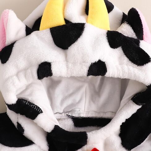 woshilaocai Baby Halloween Costume Boy Girl Animal Monster Hooded Romper Toddler Warm Costumes in Kuwait