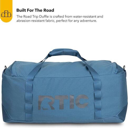 Rict Road Trip Bag for Men and Women ، Travel Tote for Camp ، Travel ، Gym ، Weekender ، Camping ، خلال الليل ، كاري ، الرياضة ، الفسيحة ، المقاومة للماء ، متوسطة ، Trailblazer in Saudi Arabia
