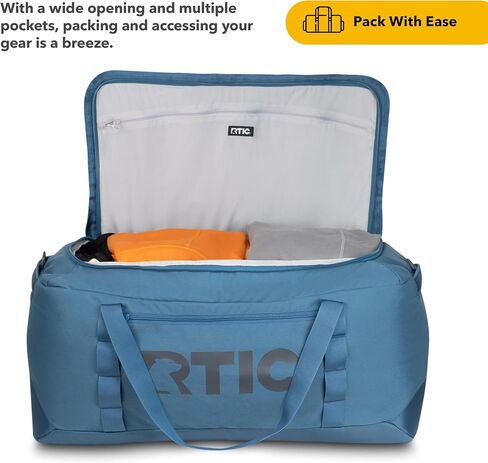 Rict Road Trip Bag for Men and Women ، Travel Tote for Camp ، Travel ، Gym ، Weekender ، Camping ، خلال الليل ، كاري ، الرياضة ، الفسيحة ، المقاومة للماء ، متوسطة ، Trailblazer in Saudi Arabia