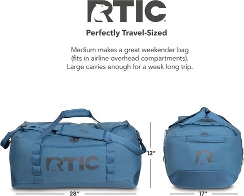 Rict Road Trip Bag for Men and Women ، Travel Tote for Camp ، Travel ، Gym ، Weekender ، Camping ، خلال الليل ، كاري ، الرياضة ، الفسيحة ، المقاومة للماء ، متوسطة ، Trailblazer in Saudi Arabia
