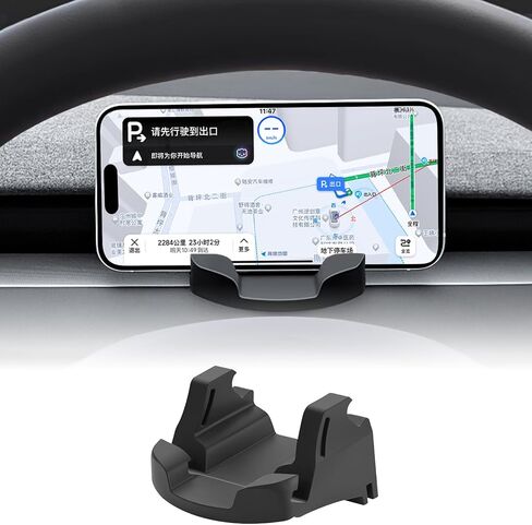 Dashboard Phone Mount for Tesla Model 3 Y Car Cell Phone Holder Silicone Non-Slip Phone Stand Compatible with All Smartphones (for 24-25 Model 3 Highland & 25 Model Y Juniper) in Saudi Arabia
