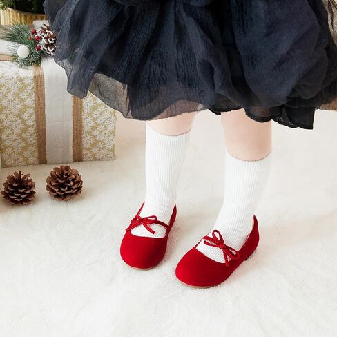 Estine Mary Jane Flats for Toddler Girls Little Kids Grity Dress Princess Wedding Ballet Shoes in Kuwait