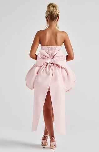 SoDigne Strapless Short Homecoming Dresses with Bow Corset Prom Gown Satin Mini Cocktail Party Dress for Teens in Saudi Arabia