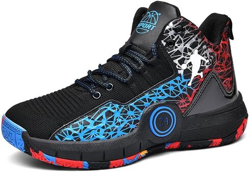 Basketball Shoes for Boys and Girls, Walking Running Shoes Breathable Comfortable Boys Sneakers for Little and Big Kids in Kuwait