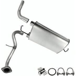 Northeastern Exhaust | Exhaust Rear Muffler, Tail Pipe and Extension Pipe Compatible for Toyota Matrix 2009-2013 1.8L | Pontiac Vibe 2009-2010 2.4L | Free Gasket, Clamps and Spring Bolt Kit Included in Saudi Arabia
