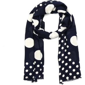 kate spade new york Women's Breezy Dot Viscose Oblong Scarf, Stylish & Lightweight Fashion Accessory in Kuwait