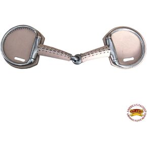 HILASON Horse Bit Flat Eggbutt Ring Low Port Copper Inlays Stainless Steel | Horse Bit | Horse Bits Western | Walking Horse Bits | Training Horse Bit | Equine Bits | Bit for Horses in Saudi Arabia