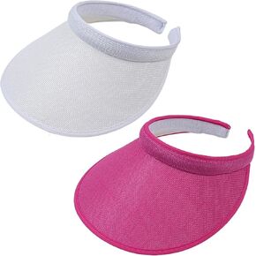 Sun Visors for Women ，Adjustable Cap Sports Sun Visors for Men，Clip-On Wide Brim Visor Hats in Saudi Arabia