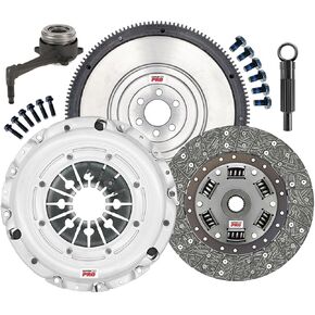 مجموعة قابض Clutchmaxpro OEM Hight Duty مع دولاب الموازنة مع أسطوانة العبيد متوافقة مع 2006-2008 A3 VW EOS GTI Jetta Passat MK5 2.0L TRBO TSFI 8P (CP17267HDWSFW-CK) in Saudi Arabia