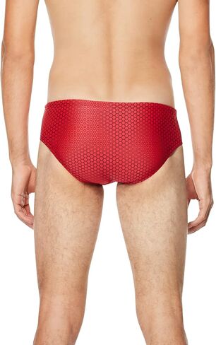 Speedo Men's Standard Swimsuit Brief ProLT Printed Team Colors, Tiger Blue Atoll, 36 in Saudi Arabia