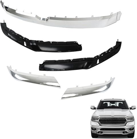 الشبكة الأمامية الشريحة الصلبة الصلبة البلاستيكية مع استبدال الأقواس لعام 2019-2022 RAM 1500 in Saudi Arabia