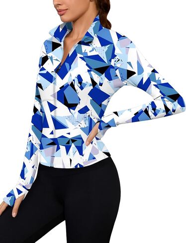 Avoogue Women خفيفة الوزن سترة نشطة كاملة zip تجريب يدير اليوغا ألعاب رياضية رياضية مع جيوب in Kuwait