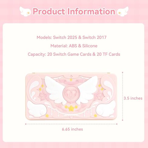 Geekshare Switch Card Card Case متوافق مع Switch Game Card Portable Game حامل مع 24 فتحات بطاقة لعبة وفتحات بطاقة TF 24 - Star Wings Series in Kuwait