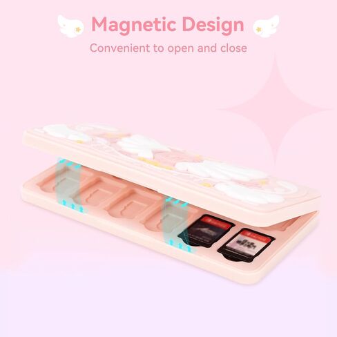 Geekshare Switch Card Card Case متوافق مع Switch Game Card Portable Game حامل مع 24 فتحات بطاقة لعبة وفتحات بطاقة TF 24 - Star Wings Series in Kuwait