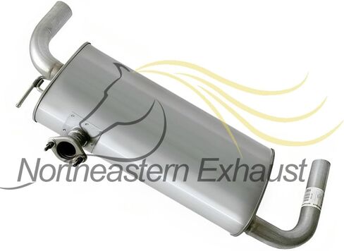 Northeastern Exhaust | Stainless Steel Rear Exhaust Muffler Compatible for Nissan Murano 2009-2014 3.5L | Free Gasket Included | Automotive Replacement Part in Saudi Arabia