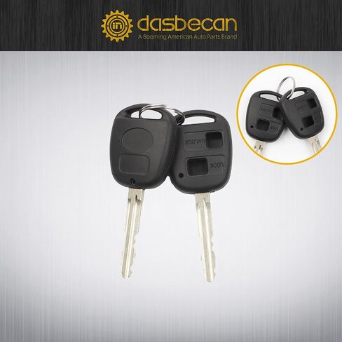 مجموعة أسطوانة قفل التبديل Dasbecan مع مفتاحين متوافقان مع لكزس تويوتا 4runner Avalon FJ Cruiser Land Cruiser Sequoia Solara Tundra 2001-2009 ، استبدل# 89703-33070 69052-34040 in Saudi Arabia