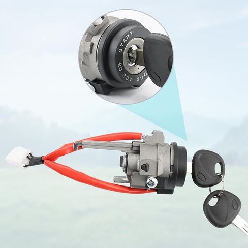 Ignition Switch Lock Cylinder wth 2 Keys Replacement for 81910-F0000 81910F0000 Compatible with Hyundai Elantra 2015 2016 2017 2018 2019 2020 in Saudi Arabia