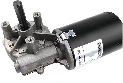 Gear Motor 24VDC High Torque Worm Gear Reducer Motor 30rpm 50rpm 100rpm Worm Gear Motor Wiper Barbecue Grill Rolling Shutter Door Motor(24V 50rpm,Axis Direction Left) in Kuwait