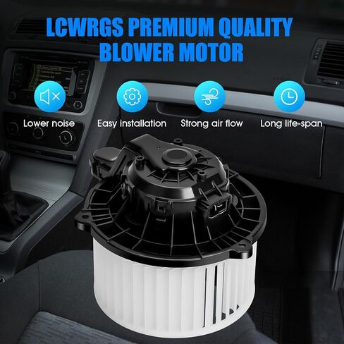 Front AC Heater Blower Motor with Fan Fits for 2011 2012 2013 2014 2015 2016 Hyundai Elantra Sonata Azera Equus Kia Optima Forte Forte5 Cadenza Replaces 700259 971132Y000 in Saudi Arabia