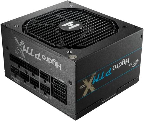 FSP Hydro PTM X PRO 850W 80 Plus Platinum Full Modular ATX 3.0 PCIe Gen 5. W/ 12VHPWR Cable Power Supply Compact Size (HPT3-850M-GEN5) in Saudi Arabia