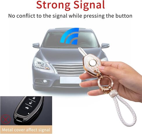 Gematay for Toyota Key Fob Cover Compatible with Corolla 2014 2015 2016 2017 2018 2019 Camry 2014-2017 Tacoma 2016-2018 Smart Key Protector in Kuwait