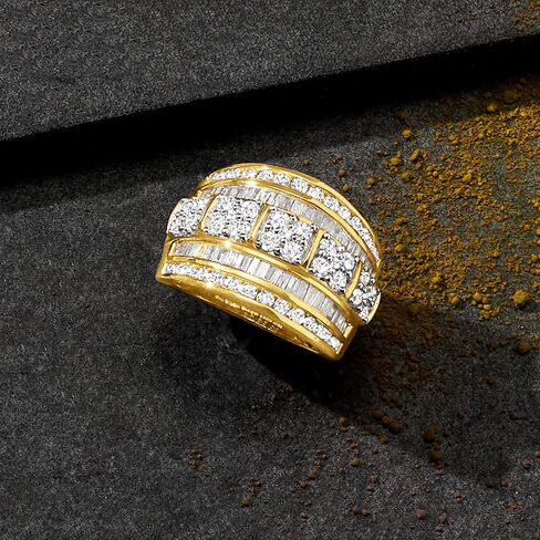 Ross-Simons 2.00 CT. T.W. الرغيف الفرعي وحلقة مستديرة من الدرج الماسي في الذهب 18 كيلو بايت على الجنيه الاسترليني in Saudi Arabia