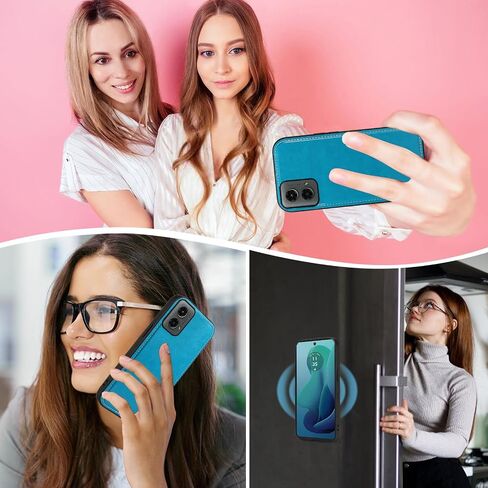 حالة هاتف ASUWISH لـ MOTEROLA MOTO G 5G 2024 سستة محفظة غطاء خلية قابلة للفصل مع حامي شاشة زجاجية مقاس ماندالا حامل بطاقة زهرة G5G 5 G G5 ROSE GOLD in Saudi Arabia