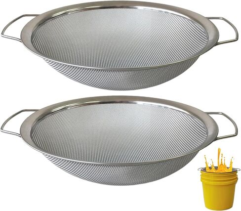 Stainless Steel 60 Mesh Paint Strainer Fits Nicely Over a 5 Gallon Bucket and Filters Out Particulates From Almost Any Liquid, Easy to Use and Clean (1PCS) in Kuwait