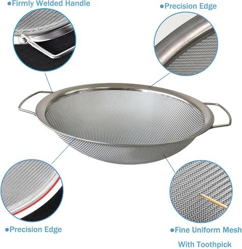 Stainless Steel 60 Mesh Paint Strainer Fits Nicely Over a 5 Gallon Bucket and Filters Out Particulates From Almost Any Liquid, Easy to Use and Clean (1PCS) in Kuwait