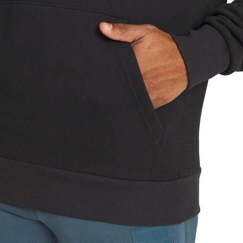 Puma Men's Pullover fit kangaroo Pocket Hoodie (أسود ، متوسط) in Saudi Arabia