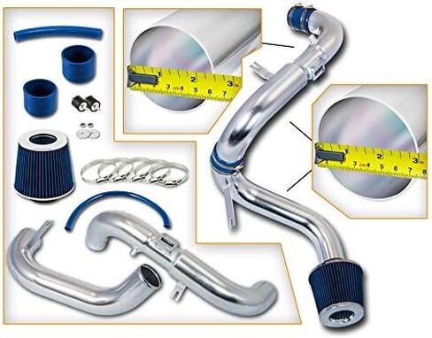 Rtunes Racing Cold Air Intake Kit + Filter Combo BLUE Compatible For 06-11 Honda Civic DX/LX/EX 1.8L I4 model only in Saudi Arabia