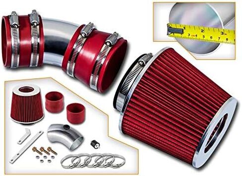 Rtunes Racing Short Ram Air Intake Kit + Filter Combo Compatible For 06-08 Impala 3.5L/3.9L V6 / 06-08 Monte Carlo 3.5L/3.9L V6 (Blue) in Saudi Arabia