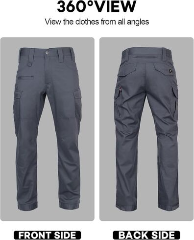 FR Pants for Men Ripstop Flame/Water Resistant Lightweight Cargo Pants Boot Cut CAT2 NFPA2112 Welding Pants in Saudi Arabia