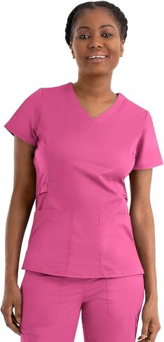 Maevn Women's Blossom Signature Ladies Functional V-Neck Top in Saudi Arabia